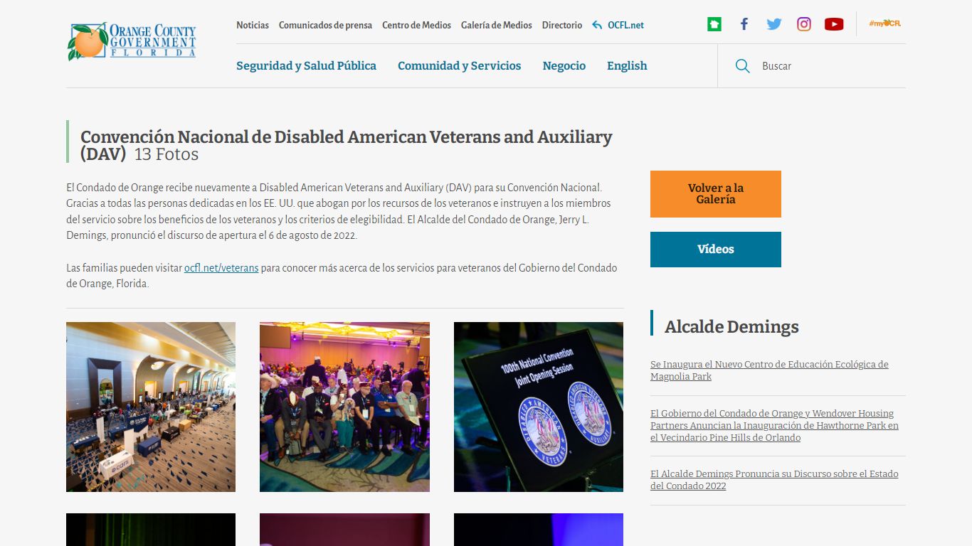 Convención Nacional de Disabled American Veterans and Auxiliary (DAV ...